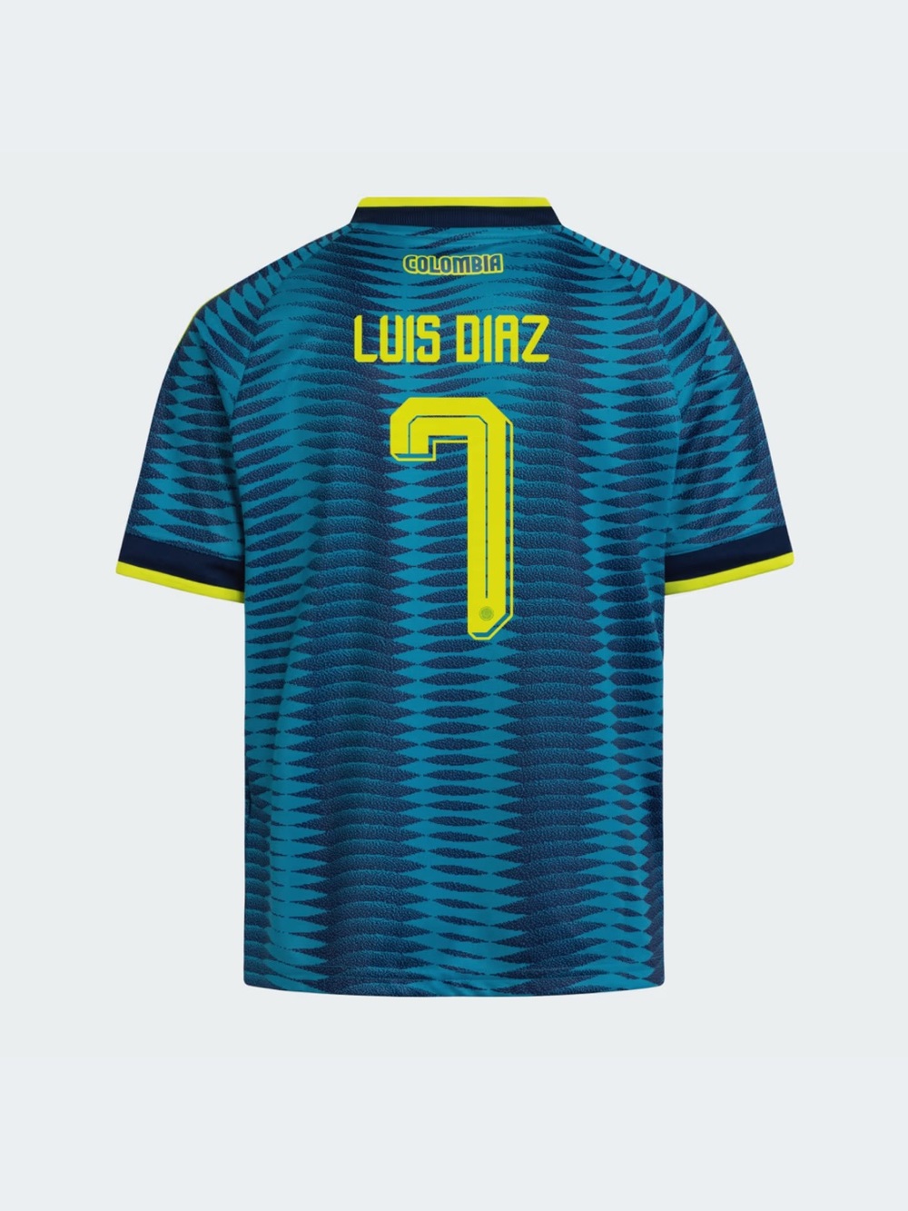 Like New Adidas Colombia Luis Diaz Kids Soccer Jersey